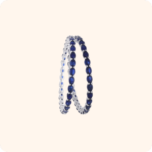 Azure Bliss Diamond Bangle