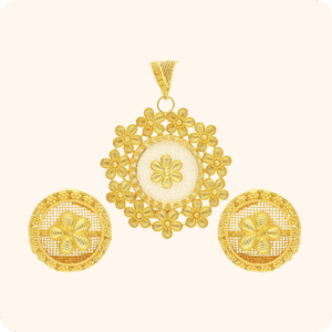 Filigree Gold Pendant