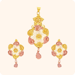 Flower Gold Pendant