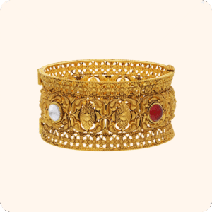 Flower Onyx Gold Kada