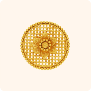 Frosting Flower Gold Ring