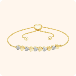 Halo Heart Bracelet