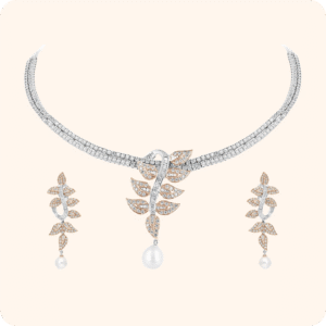 Leaves Diamond Necklace