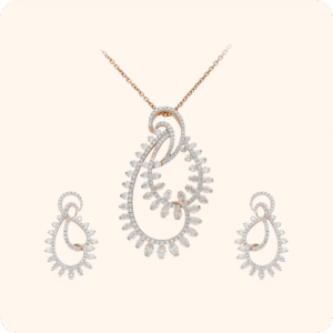 Oval Diamond Pendant