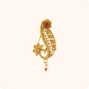 Rajwada Glow Nose Pin