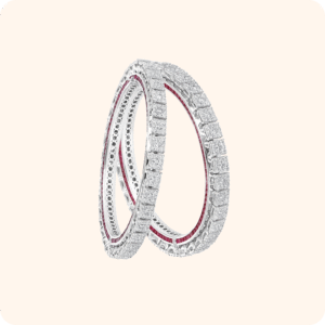 Ruby & Diamond Bangle