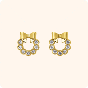 Twinkle Bow Studs