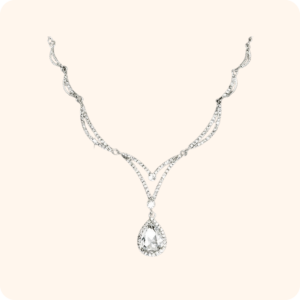 Crystal Silver Necklace