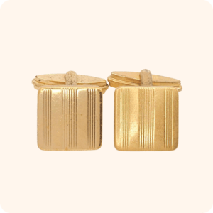 Gold Square Cufflinks