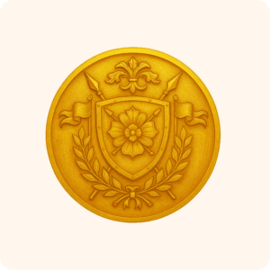 Shield 2 gm Gold Coin
