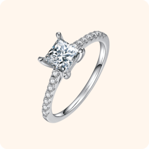 Silver Regal Square Ring